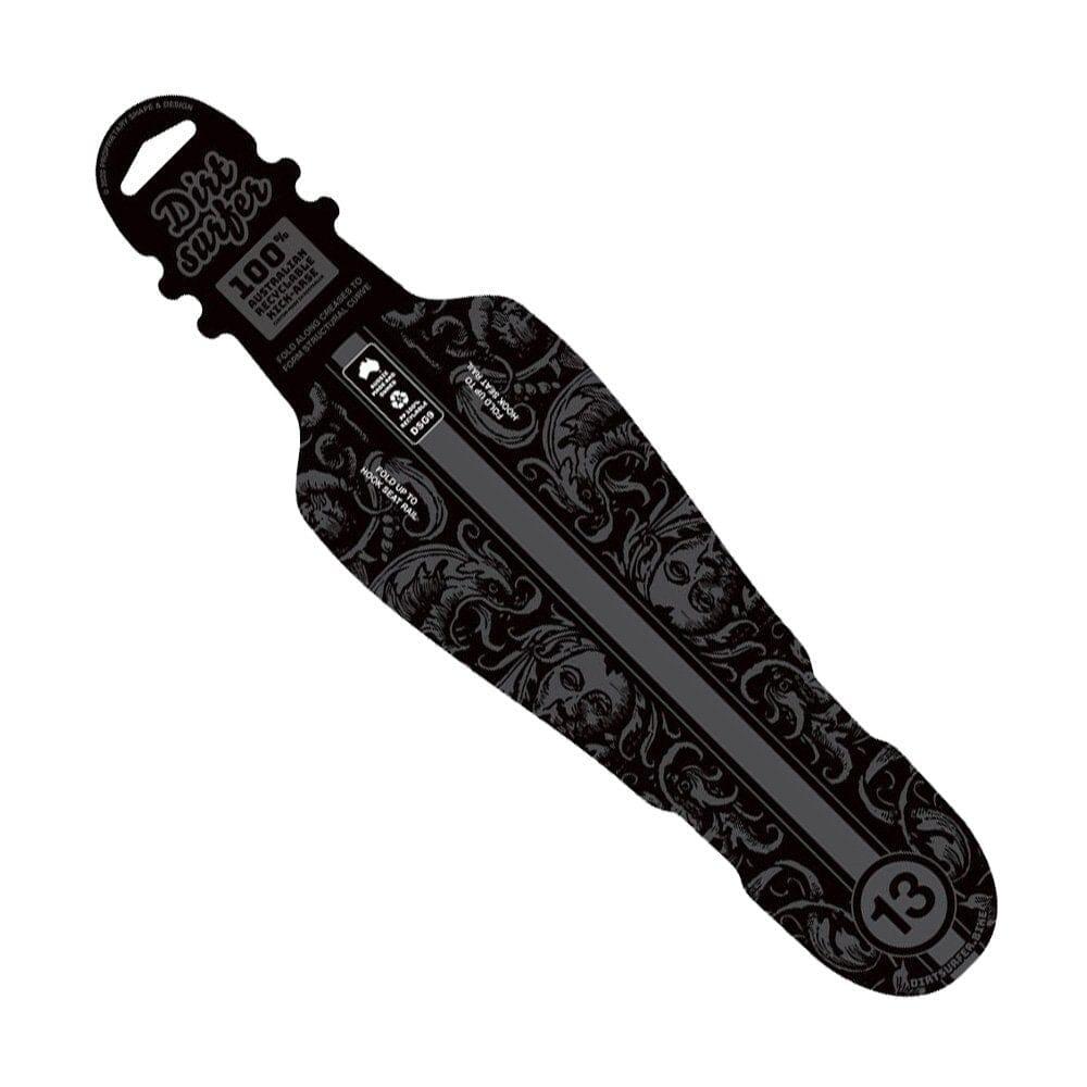 Dirtsurfer Mudguard Tailfeather - DEMONS BLACK