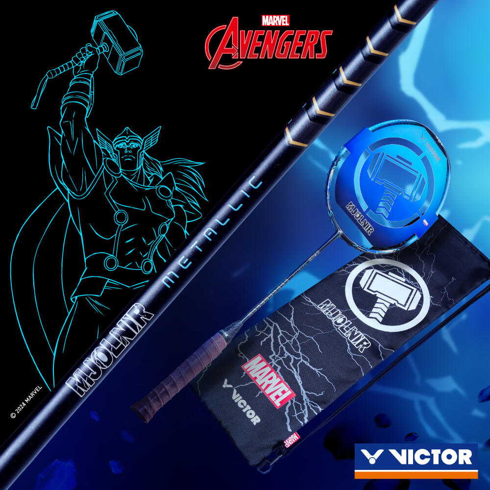 VICTOR X MJOLNIR THOR METALLIC LIMITED RACKET
