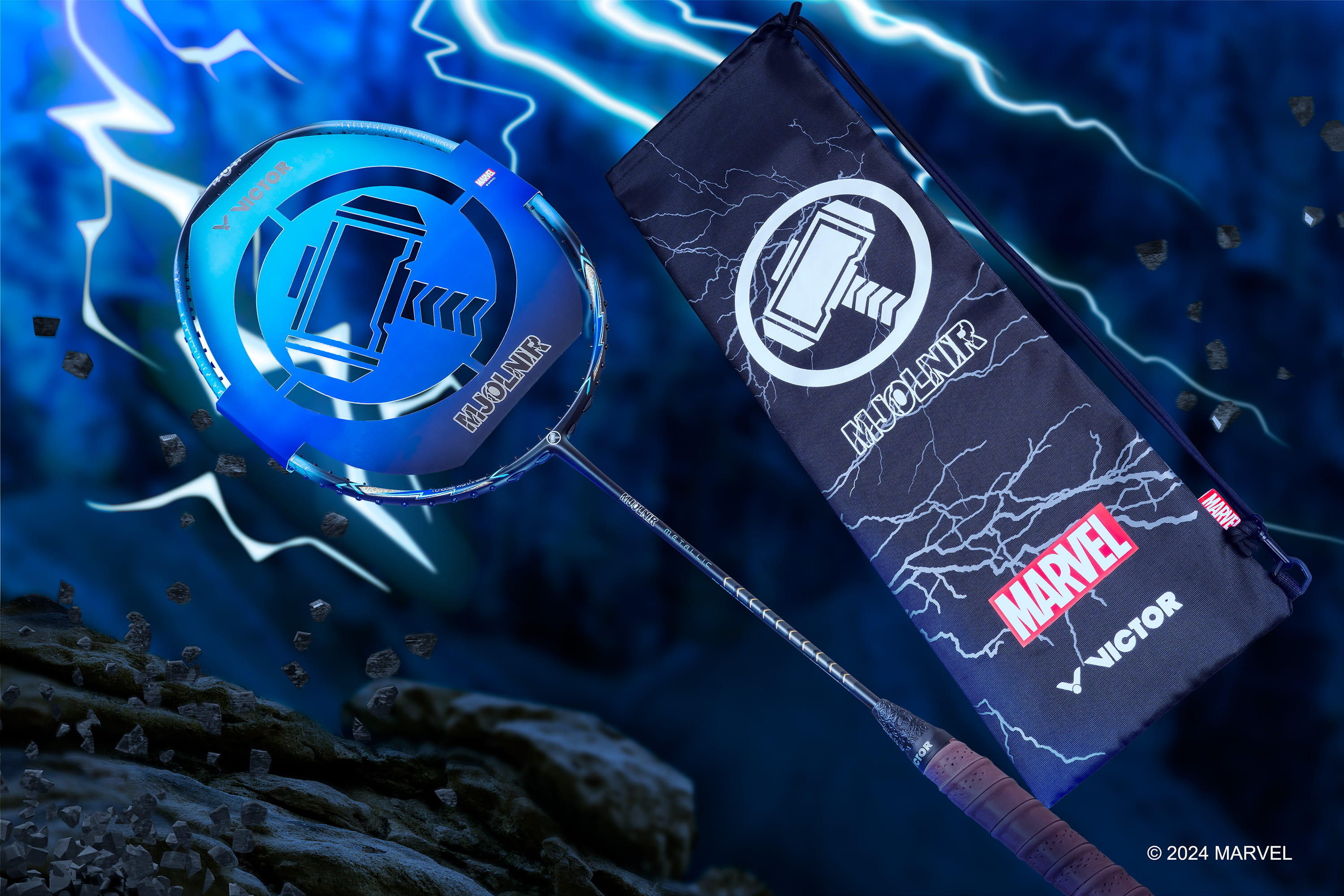 VICTOR X MJOLNIR THOR METALLIC LIMITED RACKET