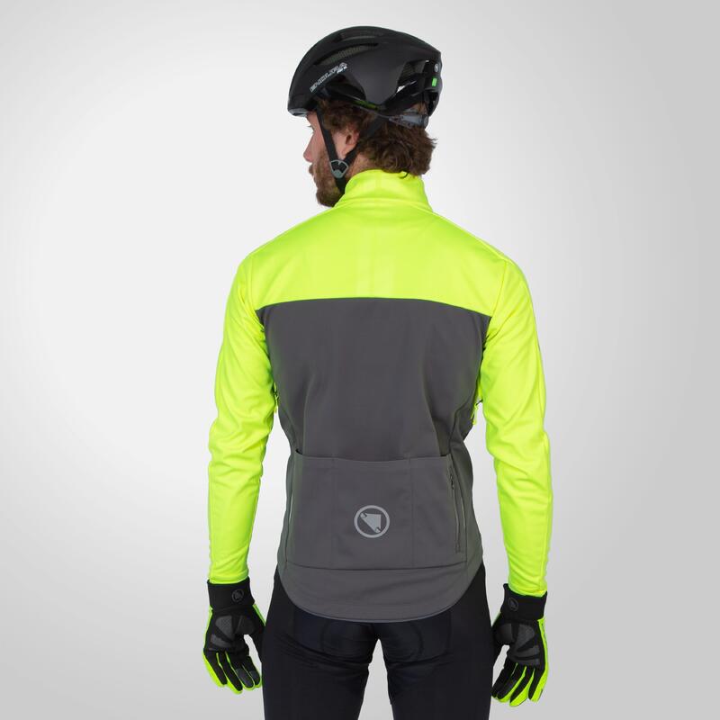 Chaqueta de ciclismo Endura Windchill II Amarilla