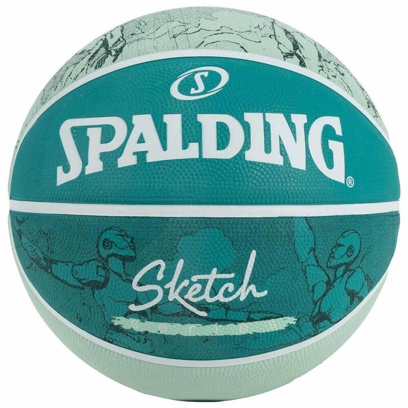 Spalding T7 basketbal uit de Sketch-Crack