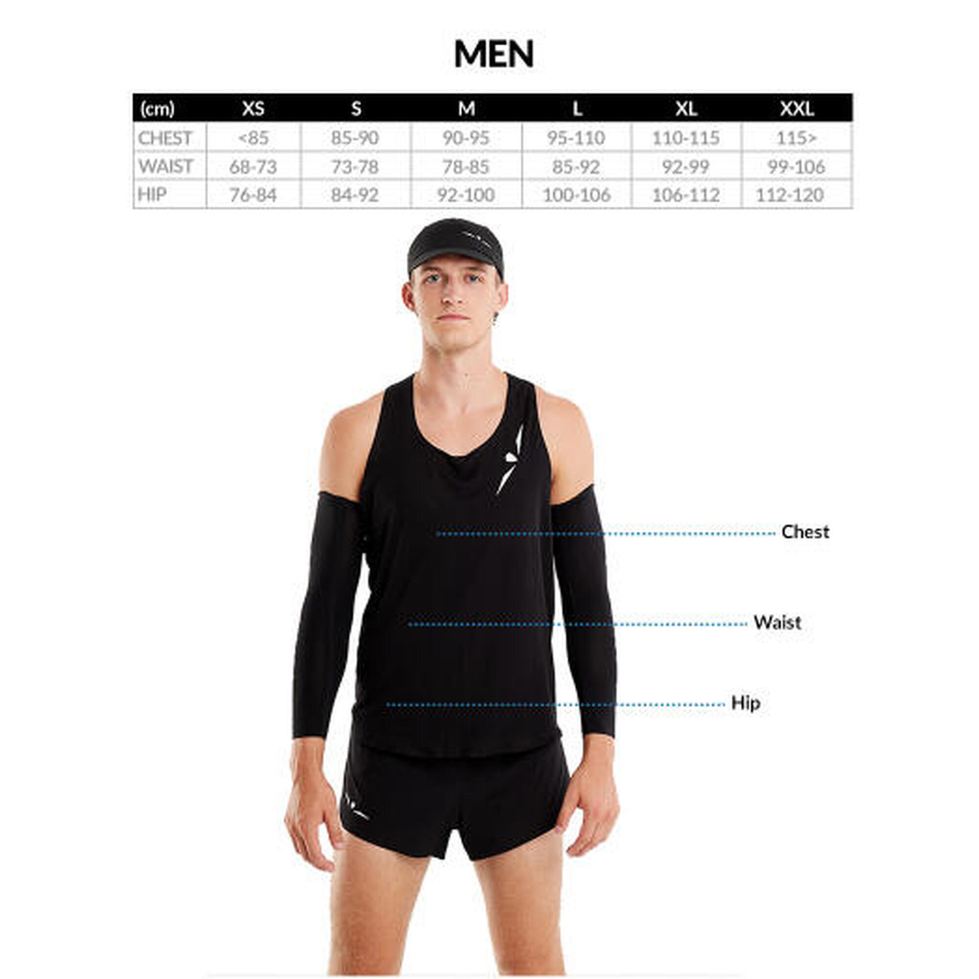 Men Fast Dry 2in1 Shorts - Black