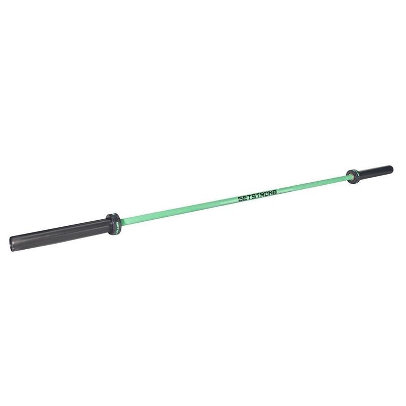 Barra Olimpica Crosstraining Halterofilia Getstrong Rhino Neon Green 20 KG