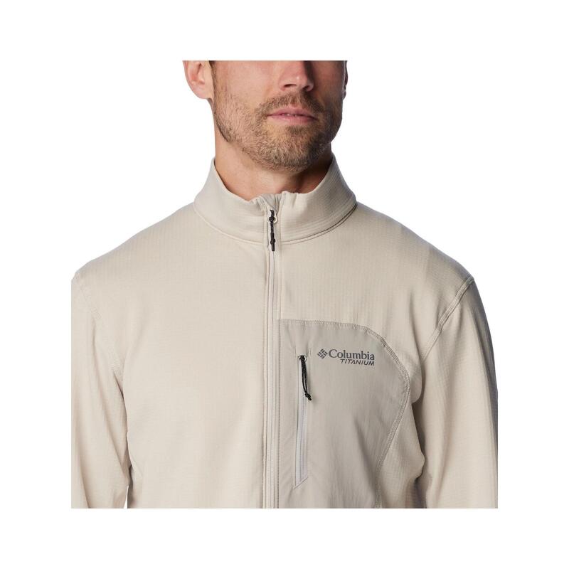 Polarowy sweter męski Columbia Triple Canyon Grid Fleece Full Zip