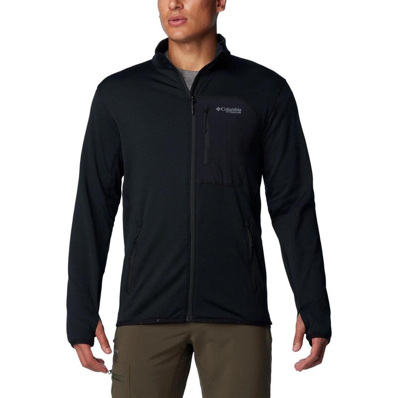 Polarowy sweter męski Columbia Triple Canyon Grid Fleece Full Zip