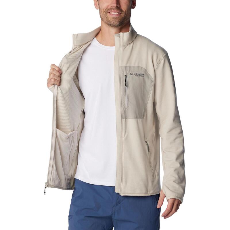Polarowy sweter męski Columbia Triple Canyon Grid Fleece Full Zip