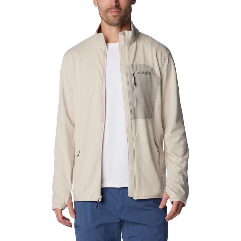 Polarowy sweter męski Columbia Triple Canyon Grid Fleece Full Zip