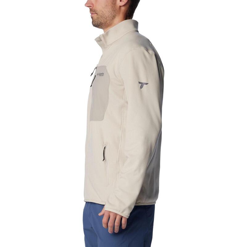 Polarowy sweter męski Columbia Triple Canyon Grid Fleece Full Zip