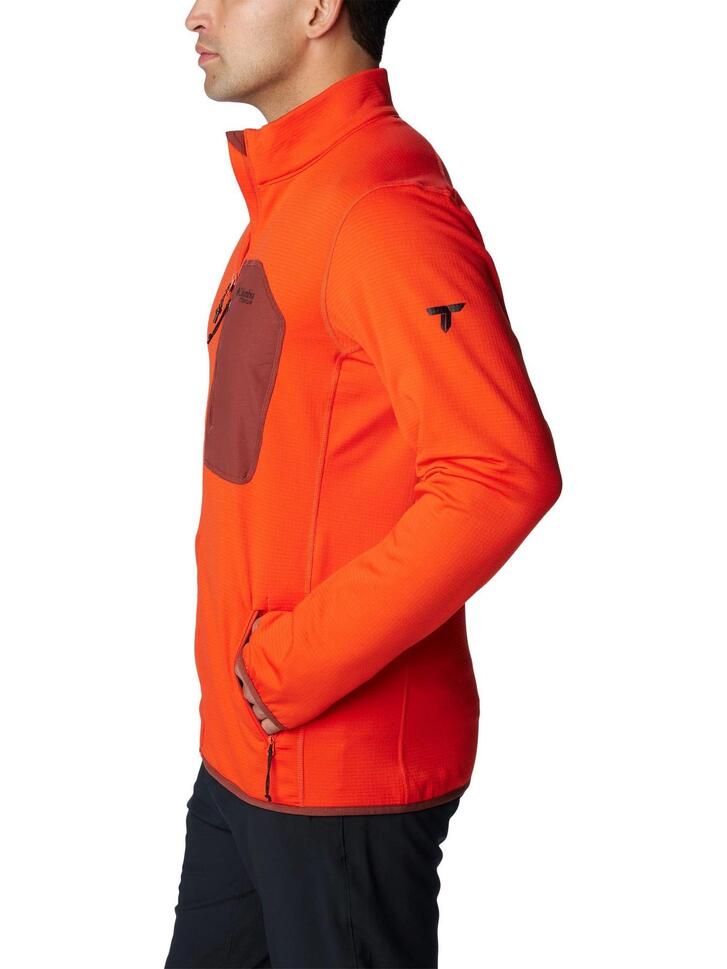 Polarowy sweter męski Columbia Triple Canyon Grid Fleece Full Zip