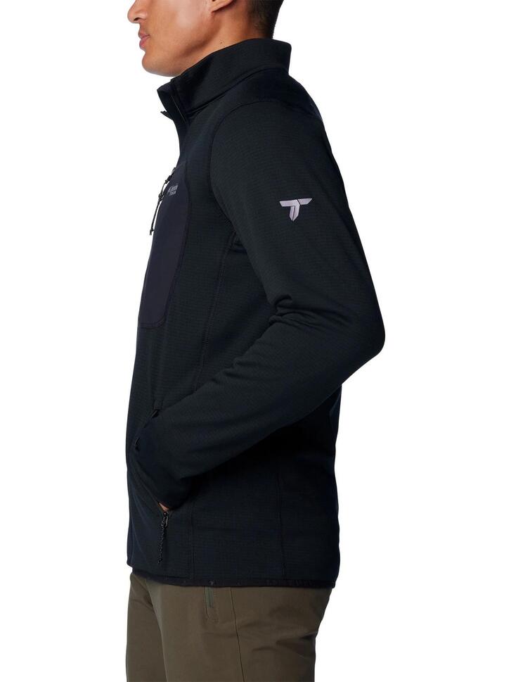 Polarowy sweter męski Columbia Triple Canyon Grid Fleece Full Zip