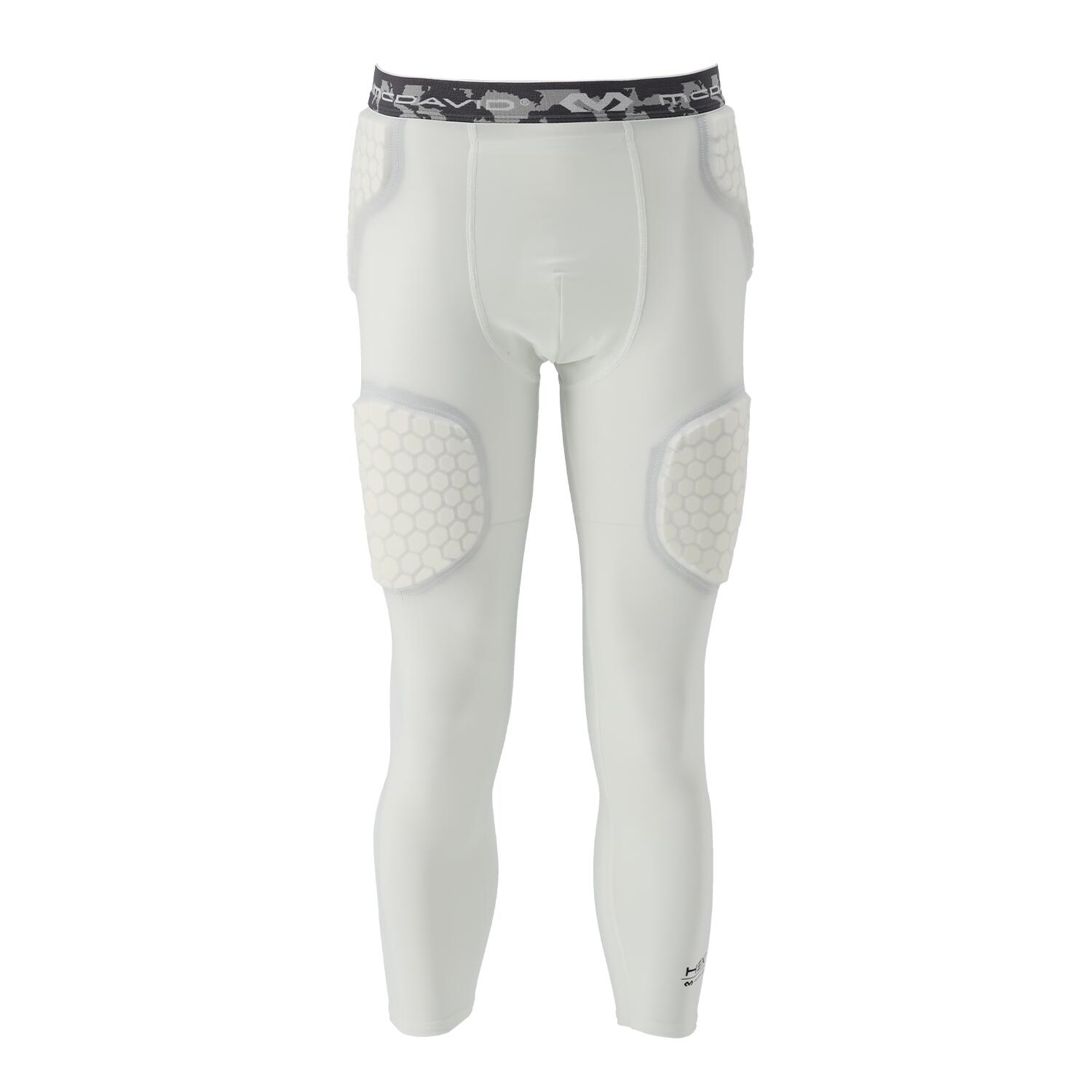 McDavid Uomo - Gamba a compressione 3/4 Hex Thudd 5-Pad 2/5