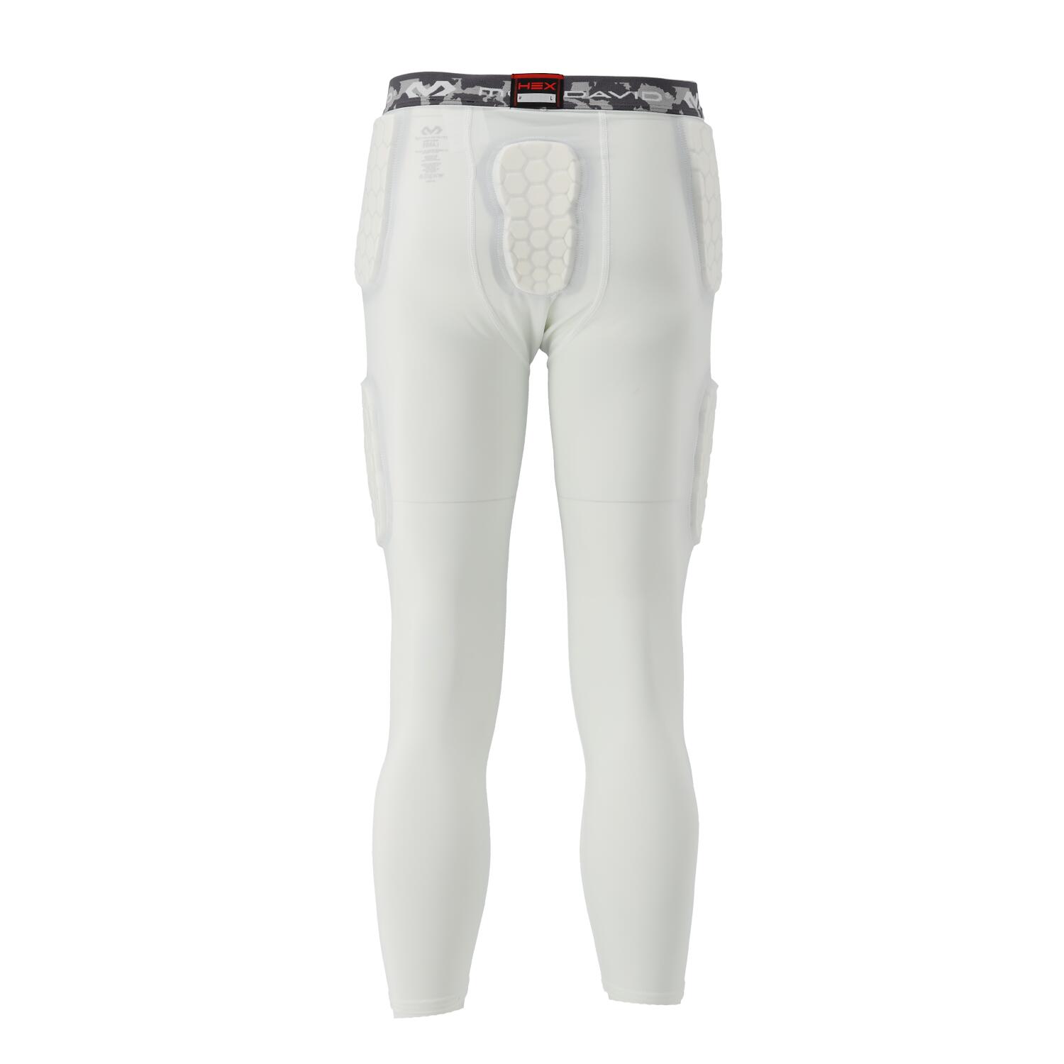 McDavid Uomo - Gamba a compressione 3/4 Hex Thudd 5-Pad 5/5