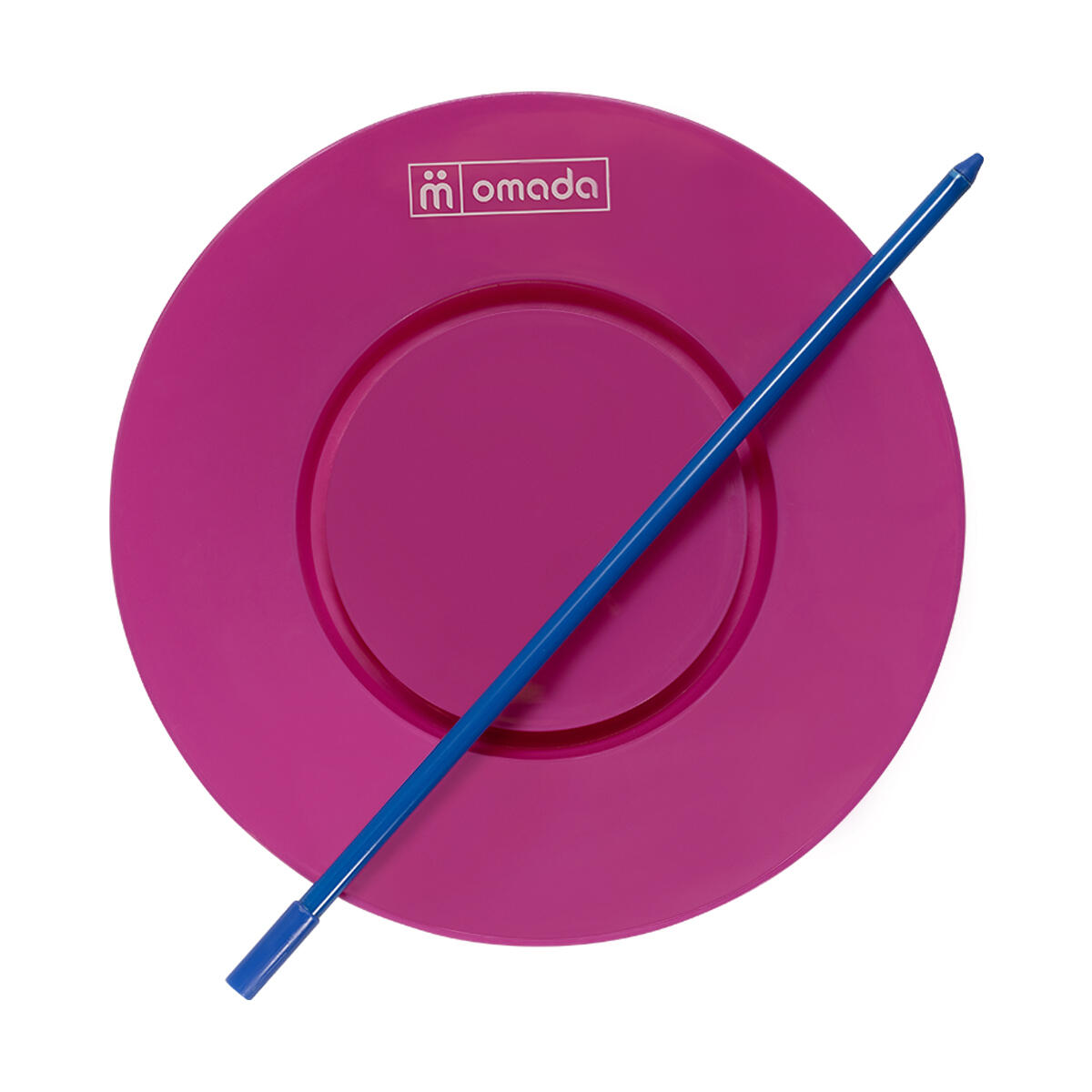 Assiette de jonglerie 25cm avec bâton PVC 30cm 5/5