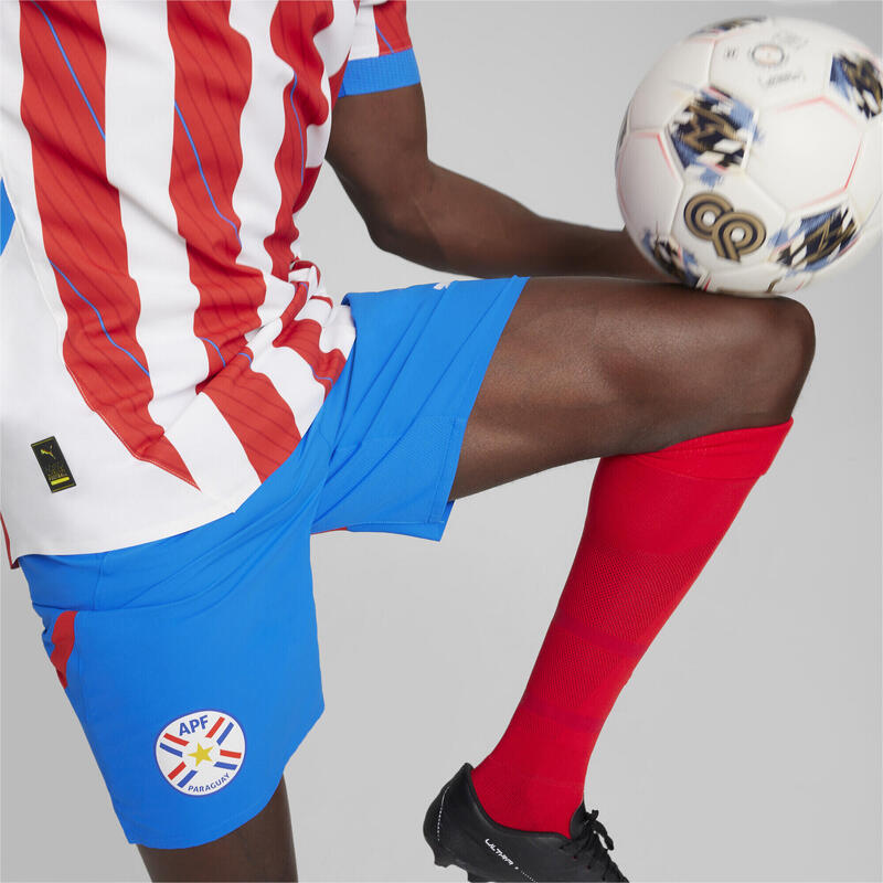 Paraguay voetbalshort voor heren PUMA Racing Blue For All Time Red