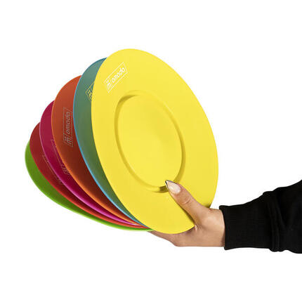 Assiette de jonglerie 25cm avec bâton PVC 30cm