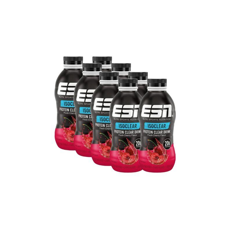 Isoclear Protein Clear Drink 500ml ESN (Packung mit 8 Stück) 1/2