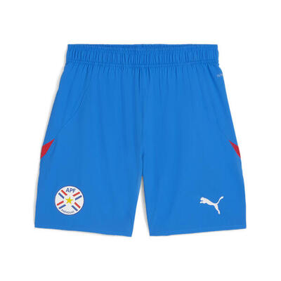 Pantaloncini da calcio del Paraguay da uomo PUMA Persian Blue Dusty Aqua