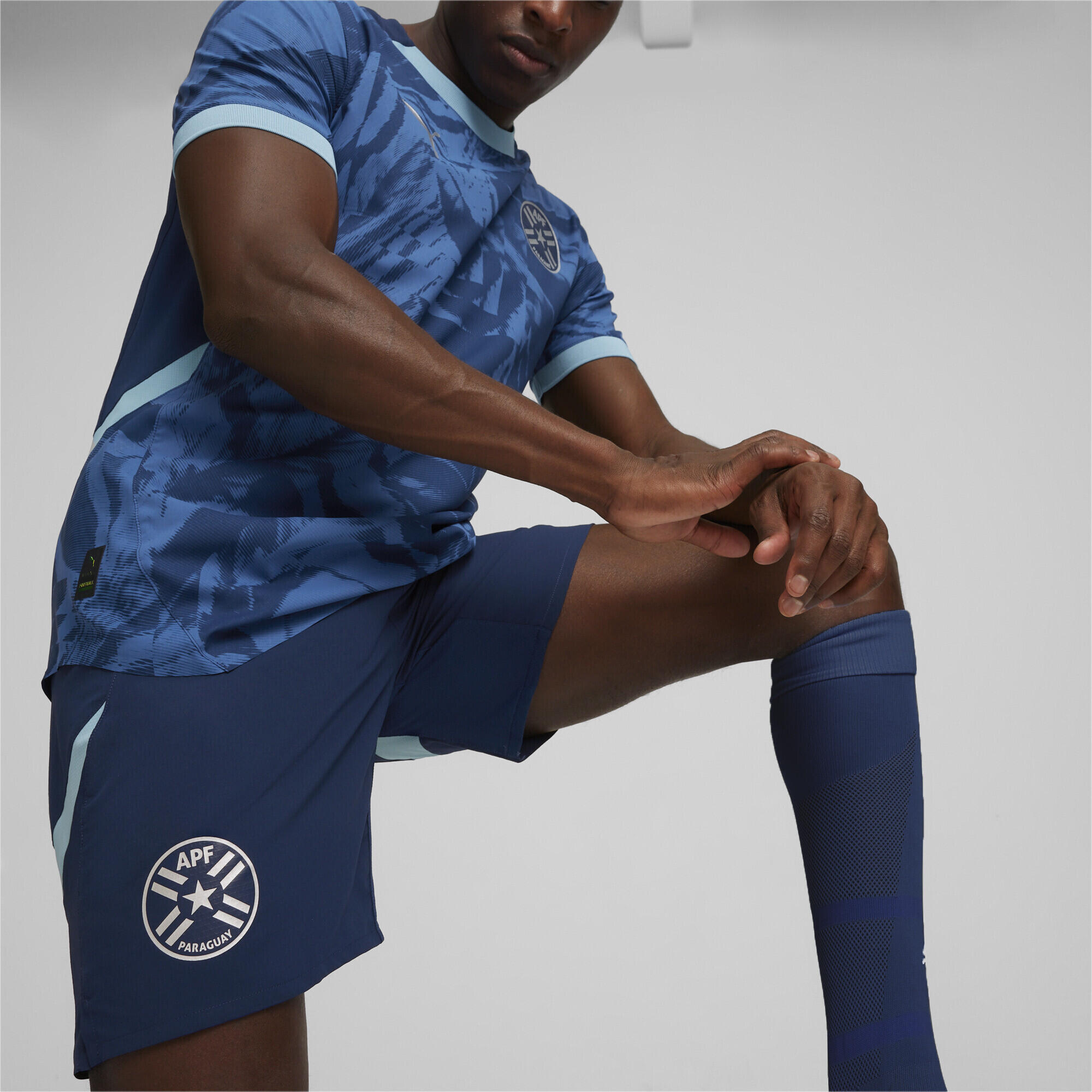Paraguay voetbalshort voor heren PUMA 5/7