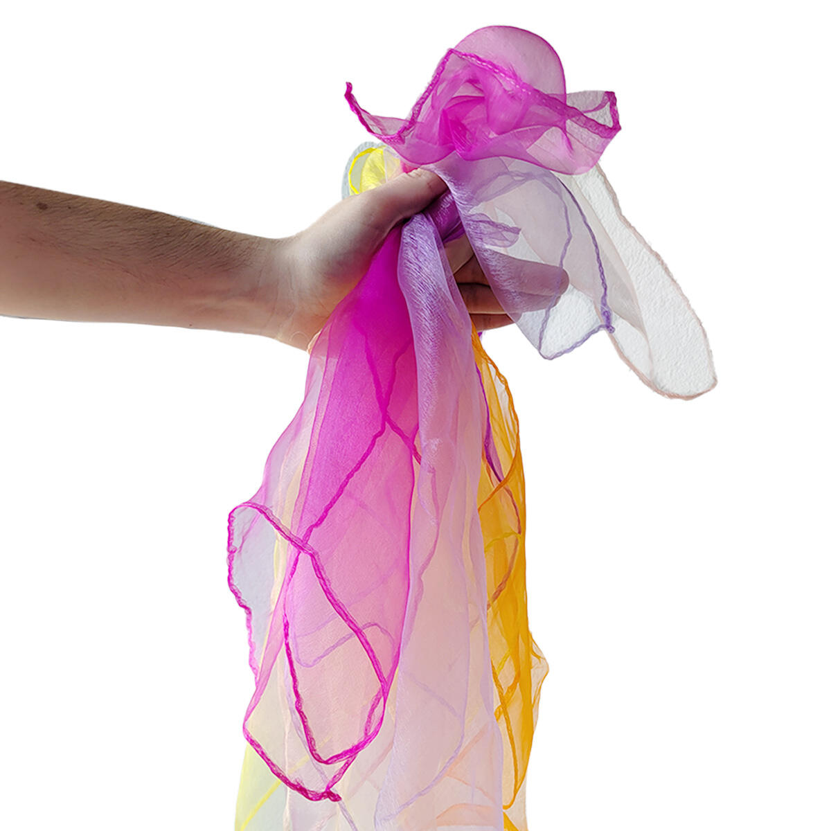 Silk juggling scarves (set of 6)