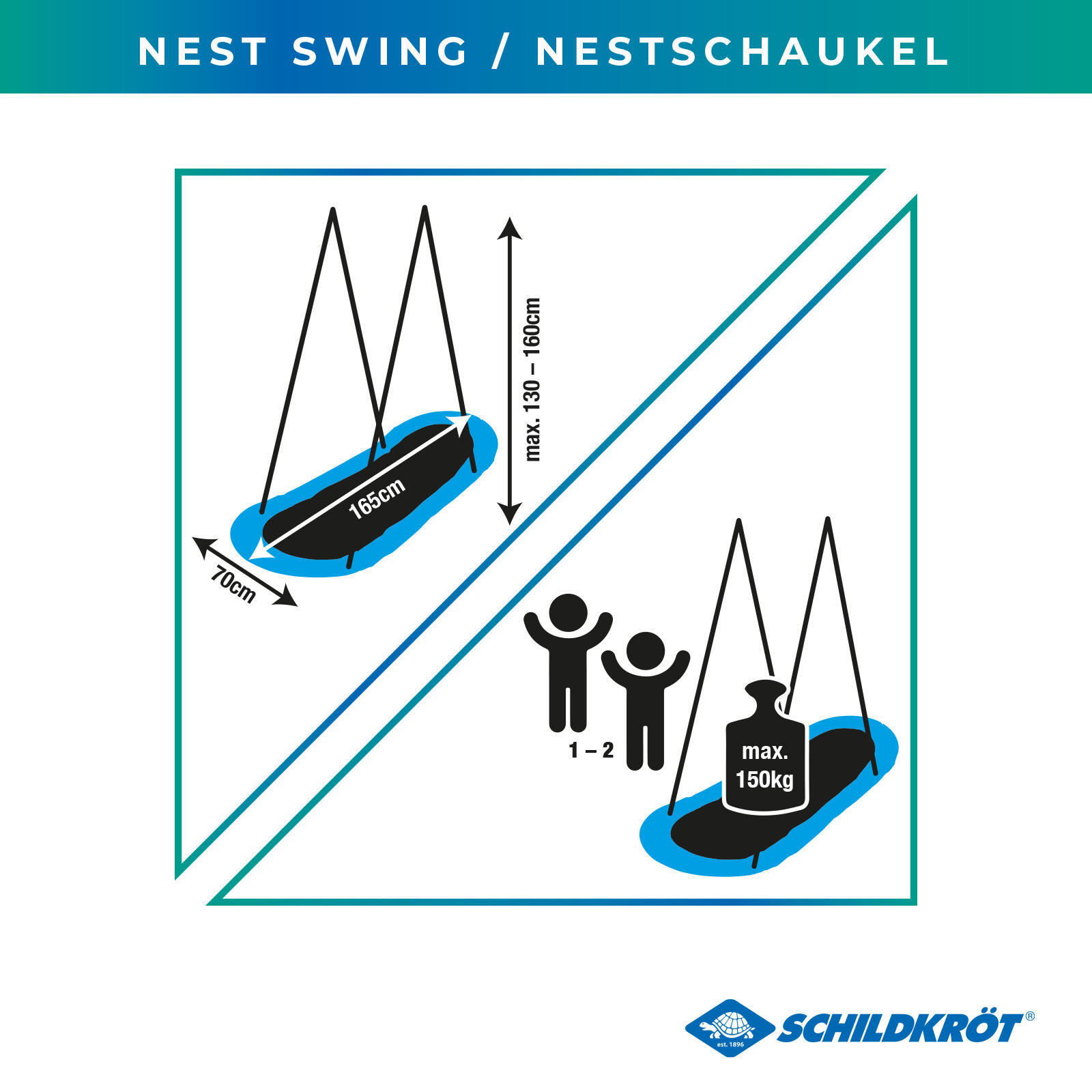 Schaukel "Swing Oval" Schildkröt 3/4