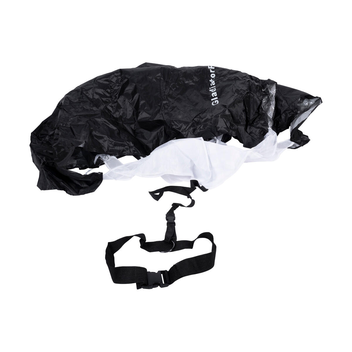 GLADIATORFIT Paracadute allenamento velocità e resistenza Poliestere nero 145 cm