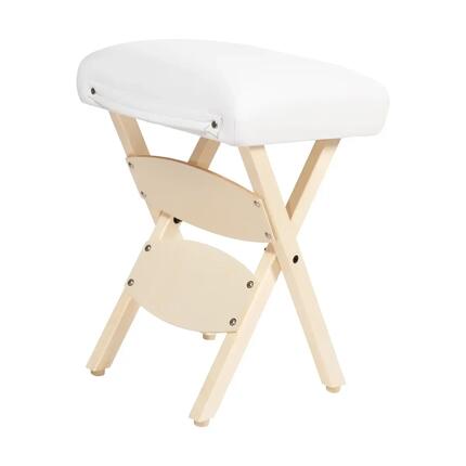Klappbarer Massagehocker aus Holz Ergovia
