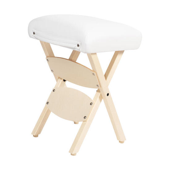 Klappbarer Massagehocker aus Holz Ergovia