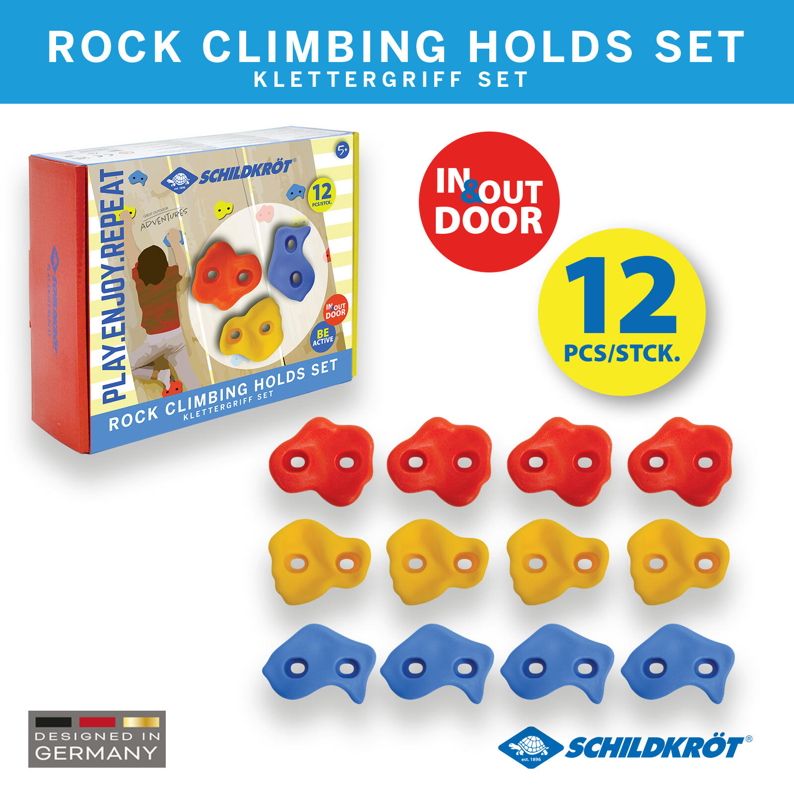 Schildkröt Kinder Klettergriffe-Set 2/4