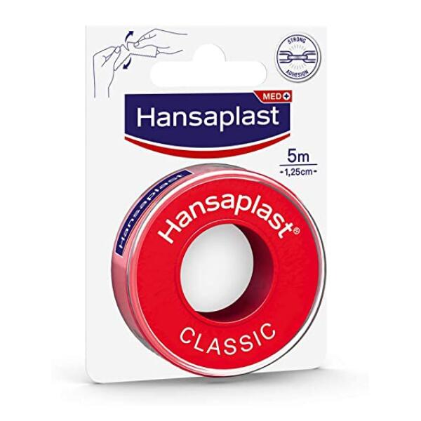 HANSAPLAST Classic adhesive tape 500x1.25cm Hansaplast