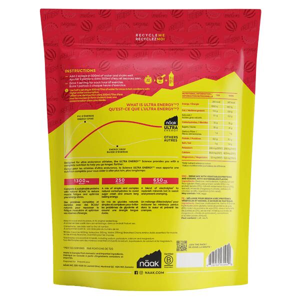 Mélange pour boisson "Ultra Energy" 720g Näak 3/4
