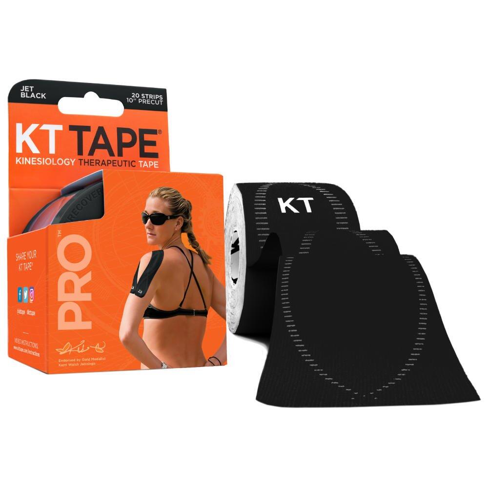 Kt Tape - Bande De Kinésiologie Kt Tape Tape Precut - Bande De Kinésiologie - Noir - Taille Unique - Decathlon
