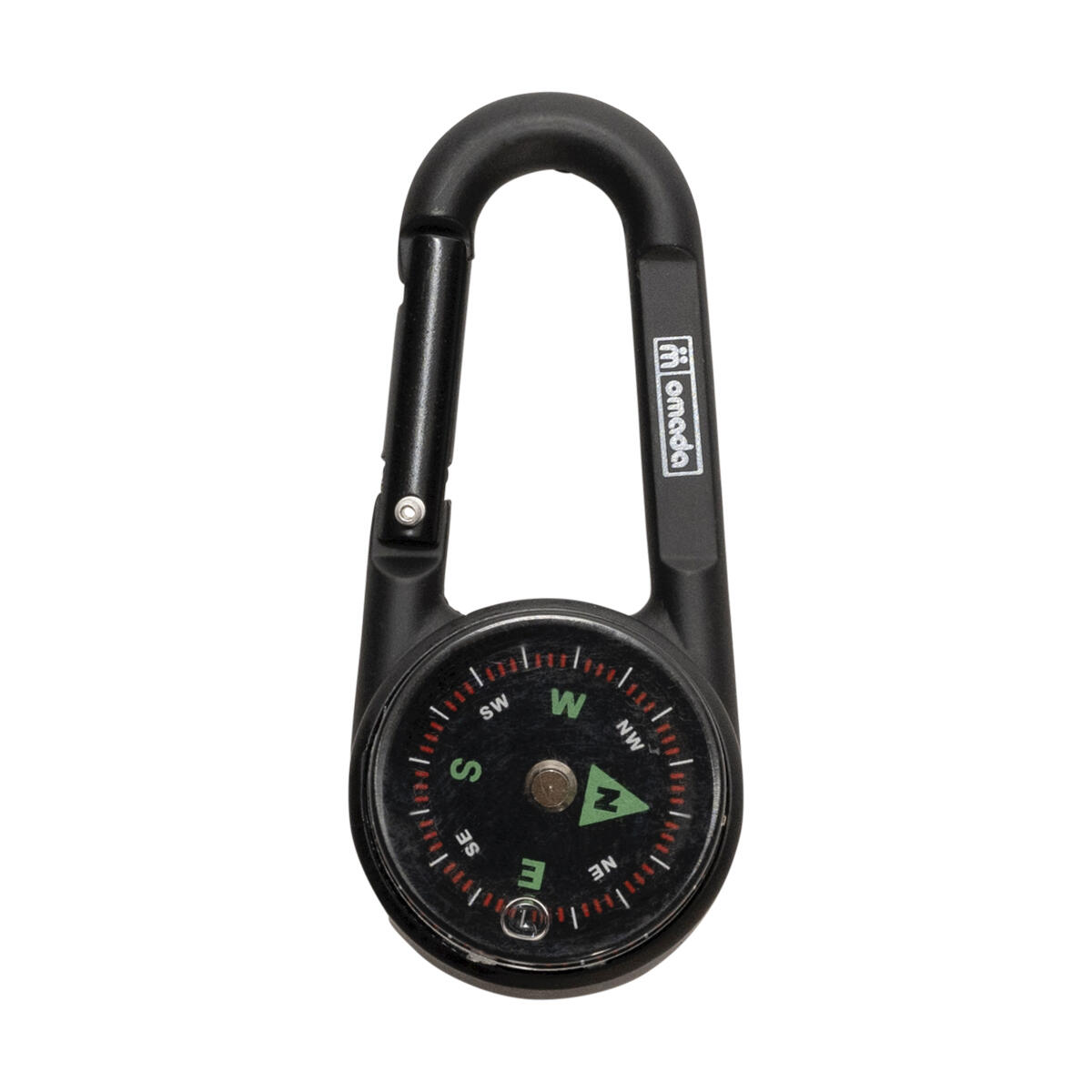 Orientation carabiner compass