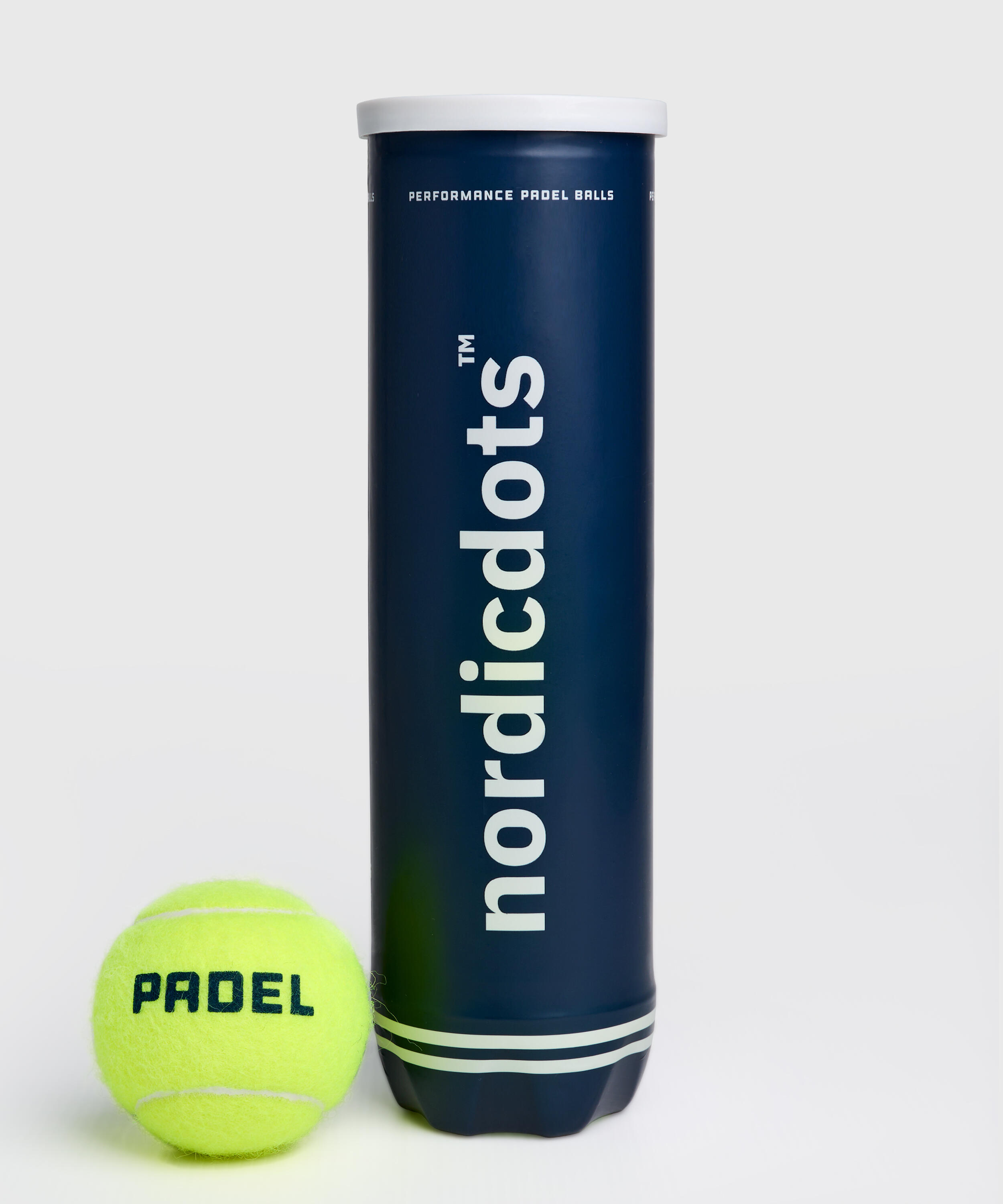 NORDICDOTS Padelbälle All Court - 4er-Dose
