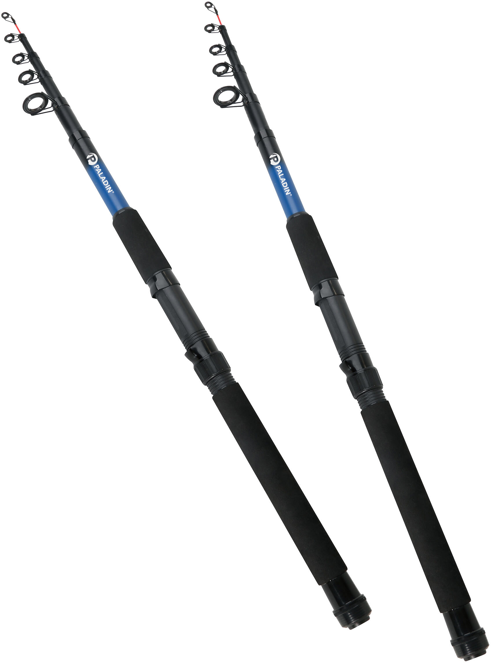 2er Set Allround Teleskop Angelruten mit EVA-Griff, Wurfgewicht: 30 g (270 cm) 1/2