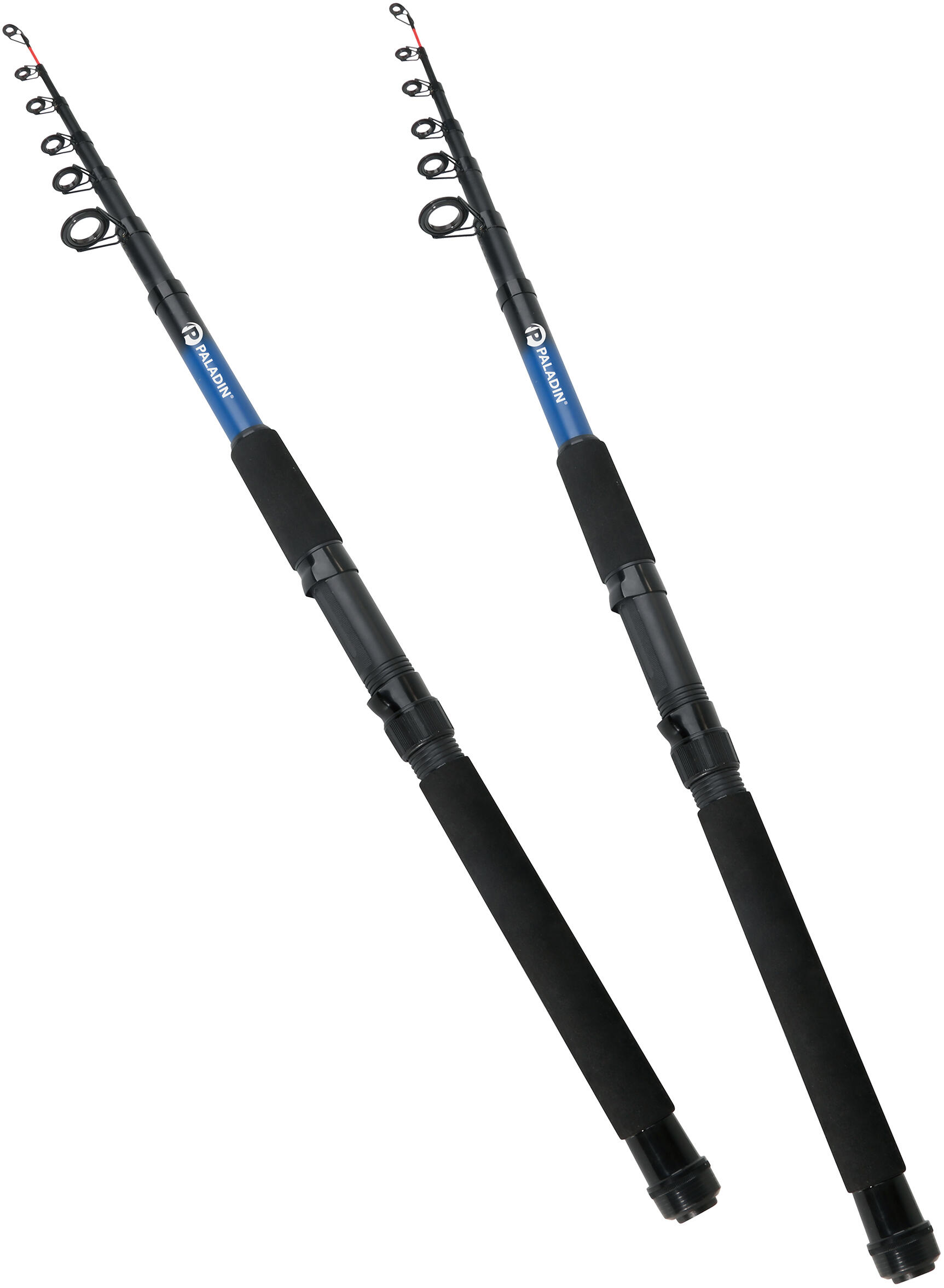 PALADIN 2er Set Allround Teleskop Angelruten mit EVA-Griff, Wurfgewicht: 30 g (300 cm)