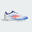 Pantofi cu crampoane adidas F50 Club albi pentru fotbal