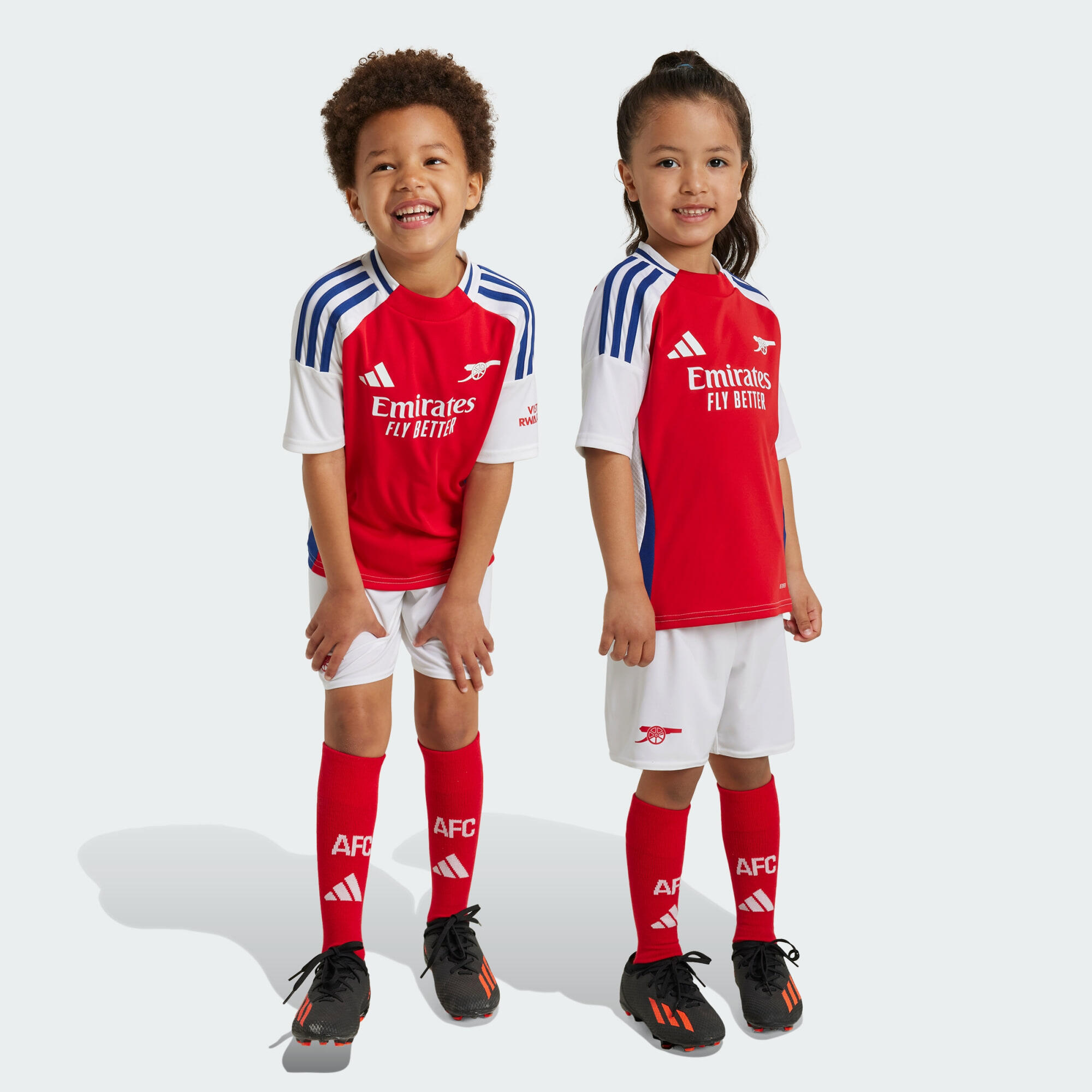 Adidas - Mini-ensemble Domicile Arsenal 24/25 Enfants - Maillot Manches Courtes - Blanc|rouge - 18 Mois - Decathlon