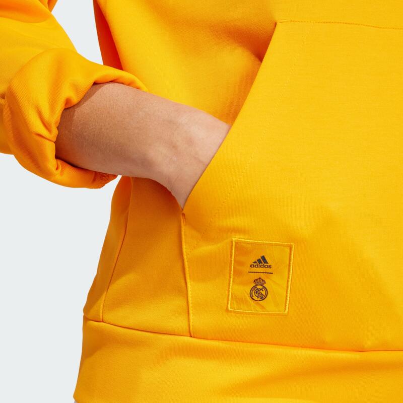 Sweat-shirt à capuche maille double Real Madrid