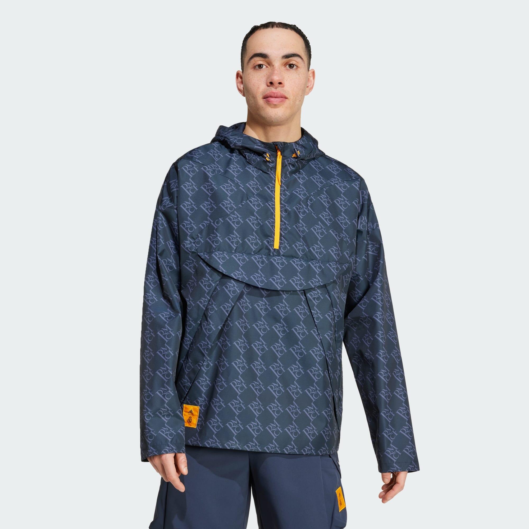 ADIDAS Real Madrid Seasonal Windjack met Halflange Rits