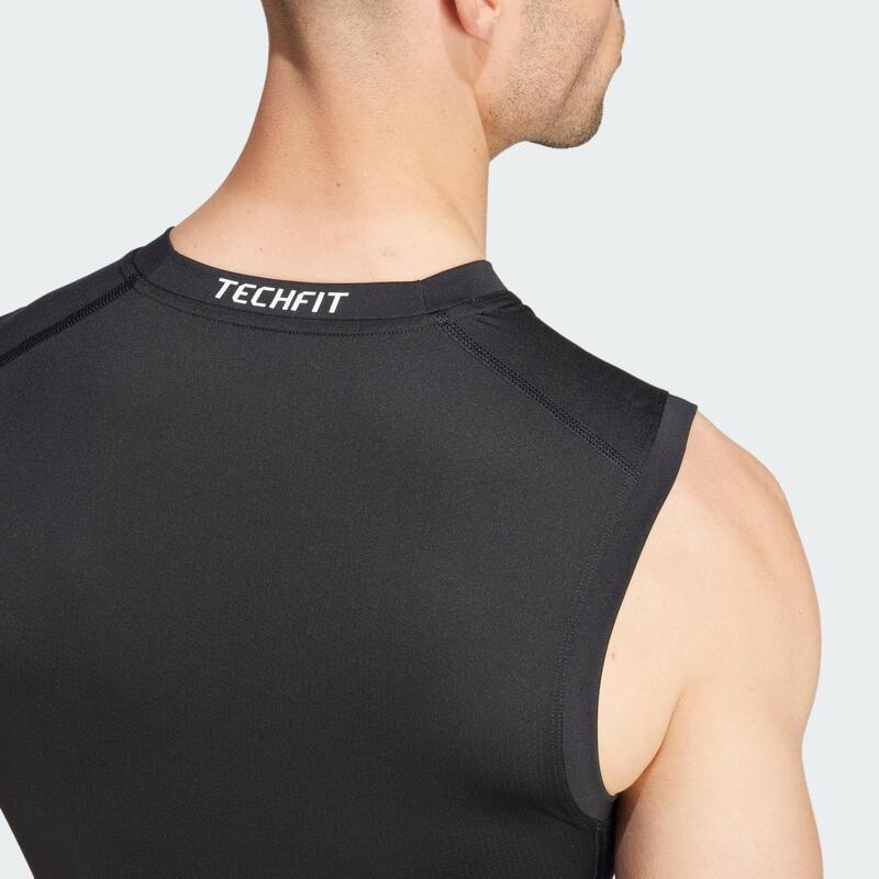 T-shirt de training sans manches compression TECHFIT