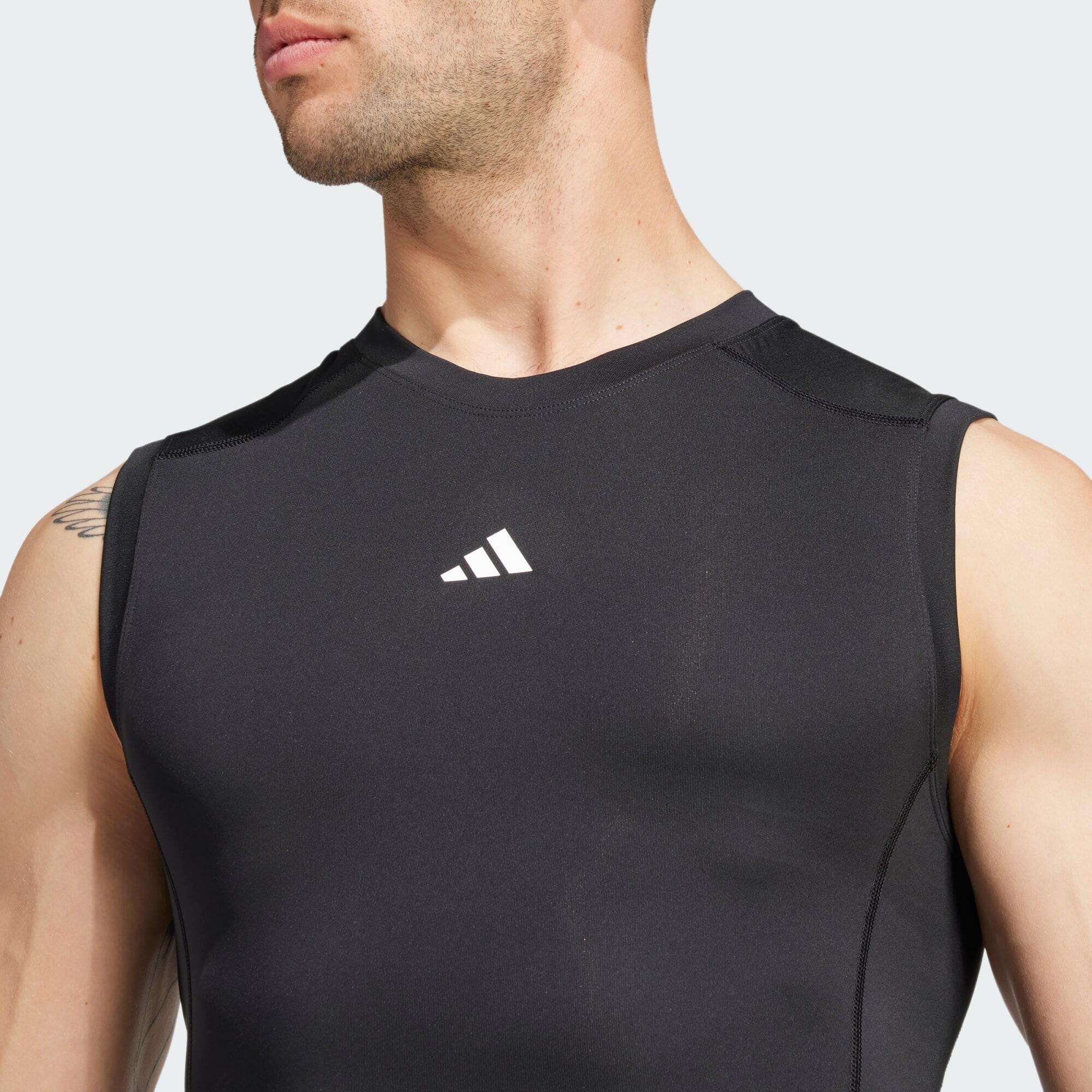 Kompresyjna koszulka treningowa bez rękawów TECHFIT 4/7