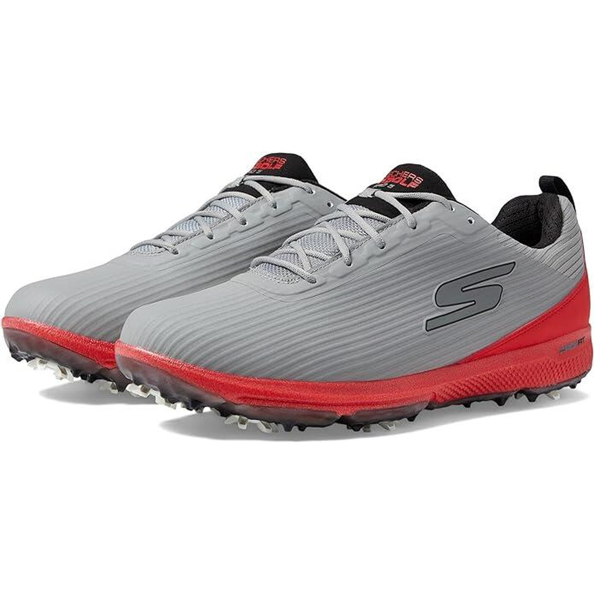 Calçados esportivos Skechers Pro 5 Hyper para homens cinza/vermelho
