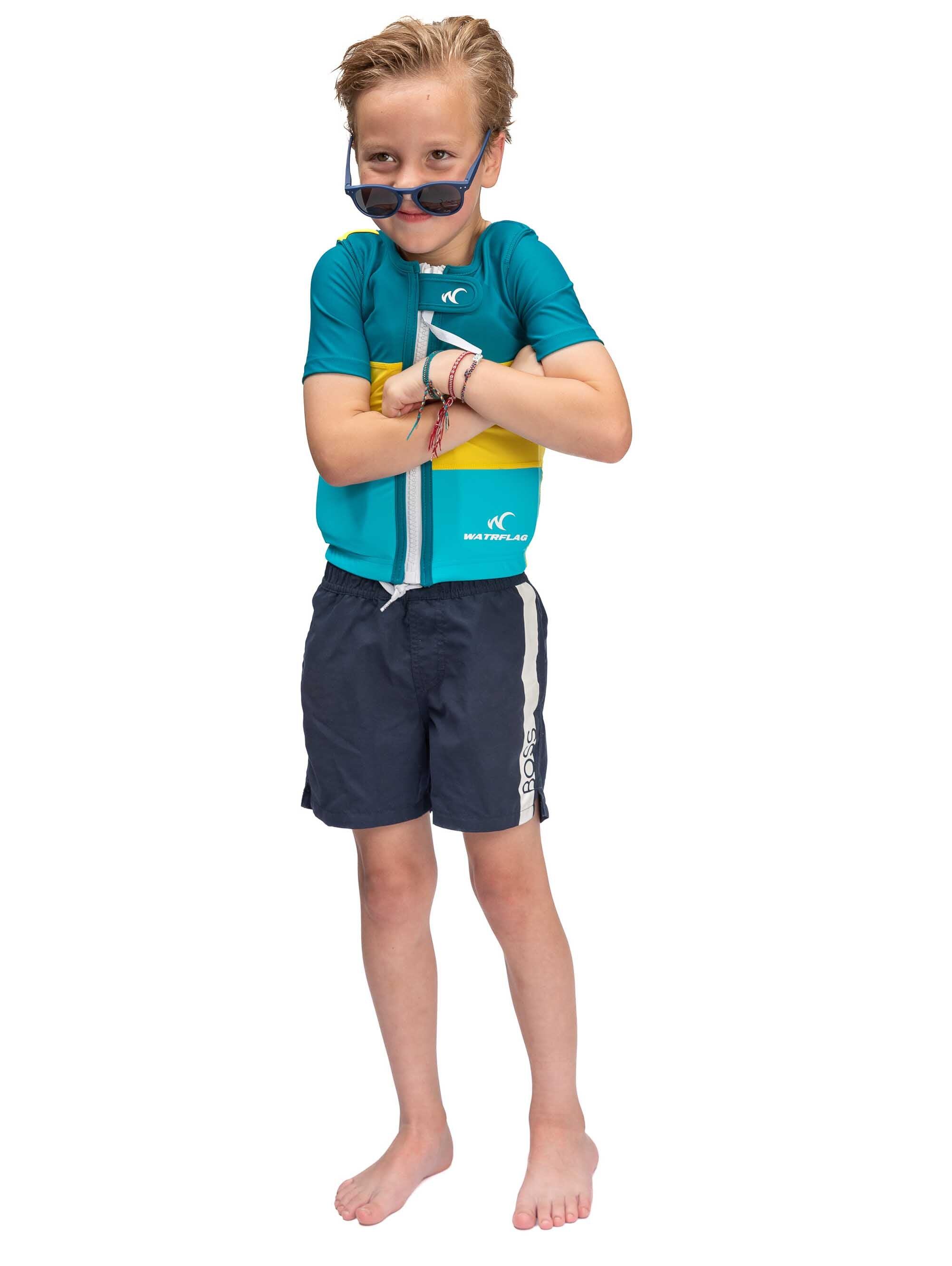 Frejus SWIMVEST - UV werend zwem /drijfvest met mouwtje - Kinderen 5/7