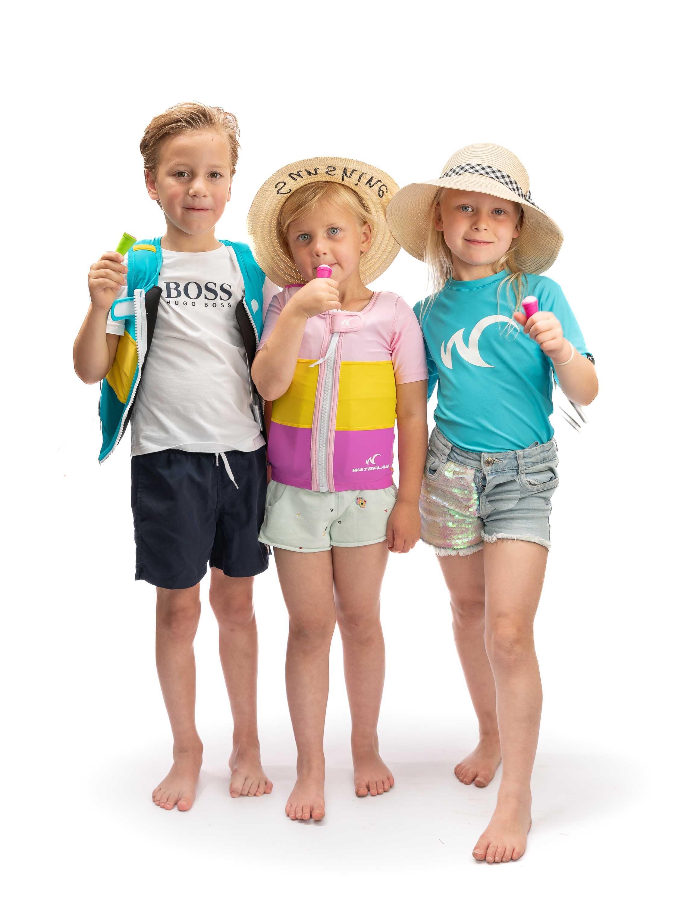 Malaga Long Sleeve Rashguard résistant aux UV - Kids- Chemise d’eau UPF50 6/7