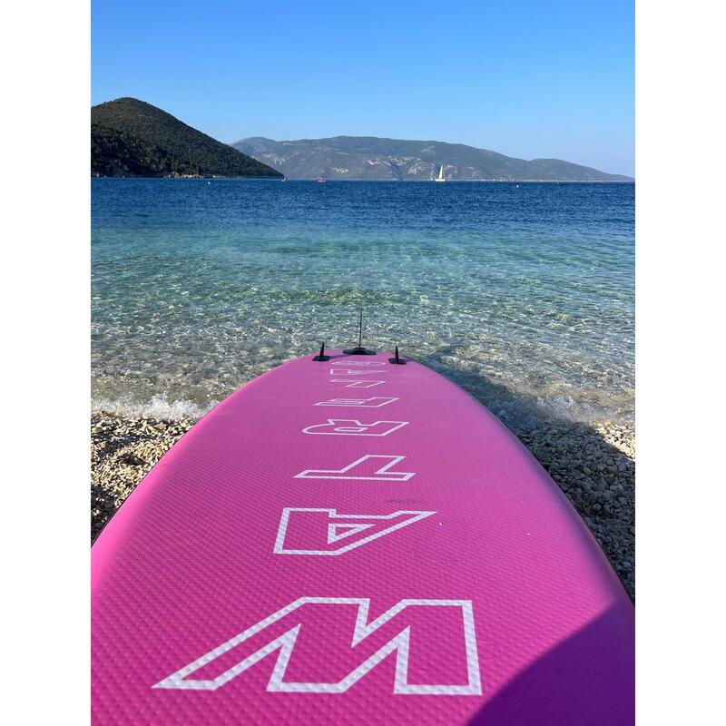 Tavola da SUP gonfiabile di qualità superiore - WATRFLAG Glide Rosa 10'6” - Set