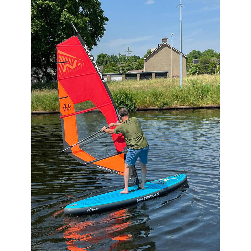 WINDSURF-SUP Board Jibe 10'6" SET inclusief 4.0 m2 zeilset