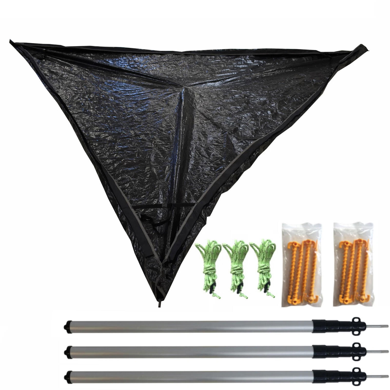 Tentsile - Tente De Vol D'Arbre Stingray Ground Conversion Kit Accessoires Sol Setup - Tente - Noir - 2 Places - Decathlon