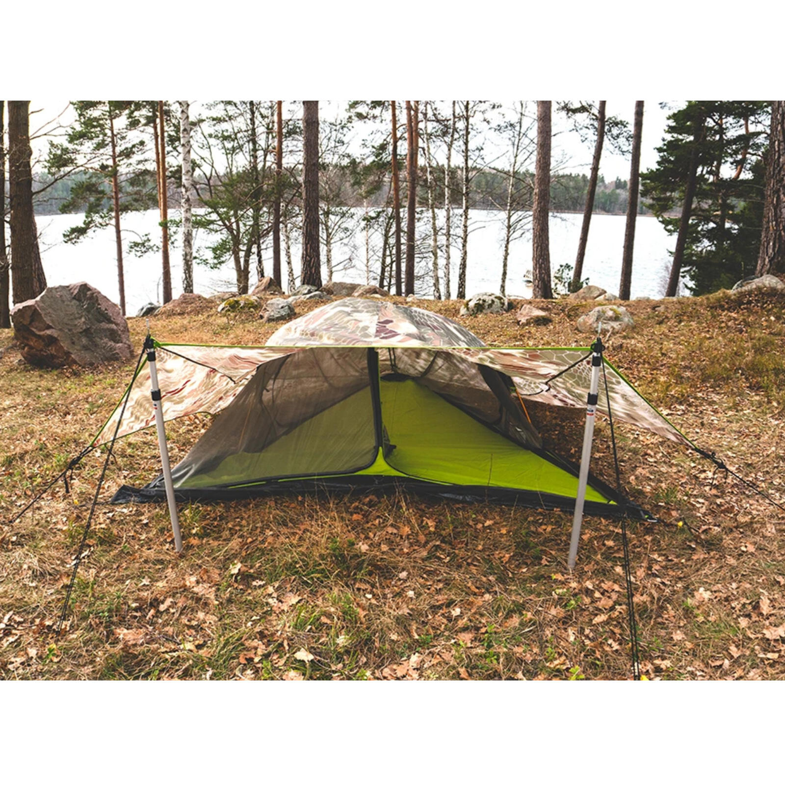 Tenda volante tenda ad albero Connect Ground Conversion Kit Accessori Setup 4/5