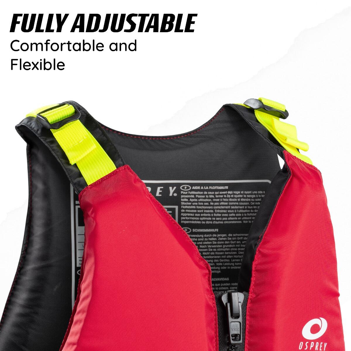 Osprey | Adult Buoyancy Aid 50N, PFD Swim Vest, Float Jacket for Watersports 4/6