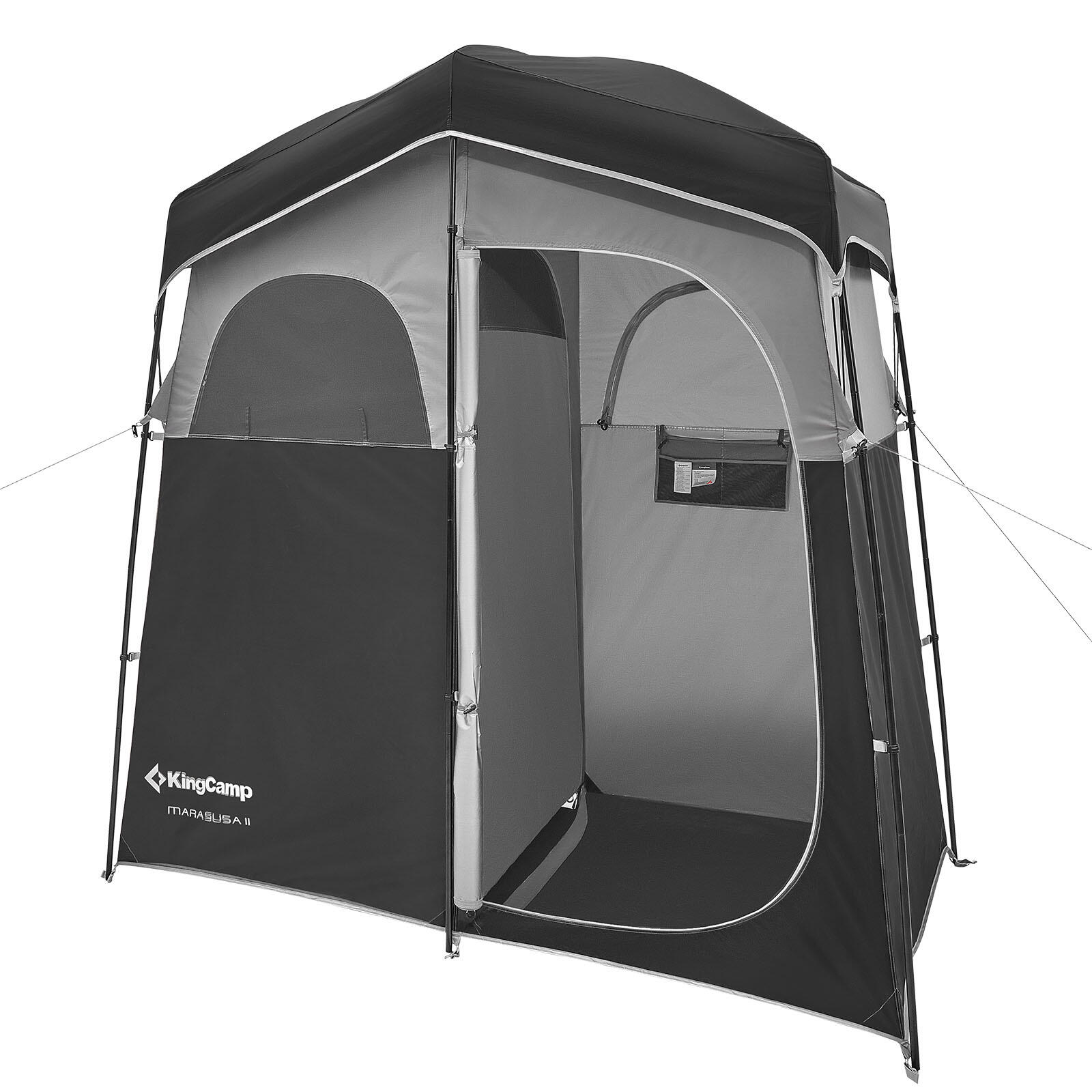 KINGCAMP Tenda da doccia Marasusa II Campeggio spogliatoio WC bagno 2 persone